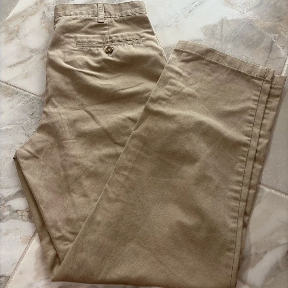 Lands' End Men's Khaki Chinos